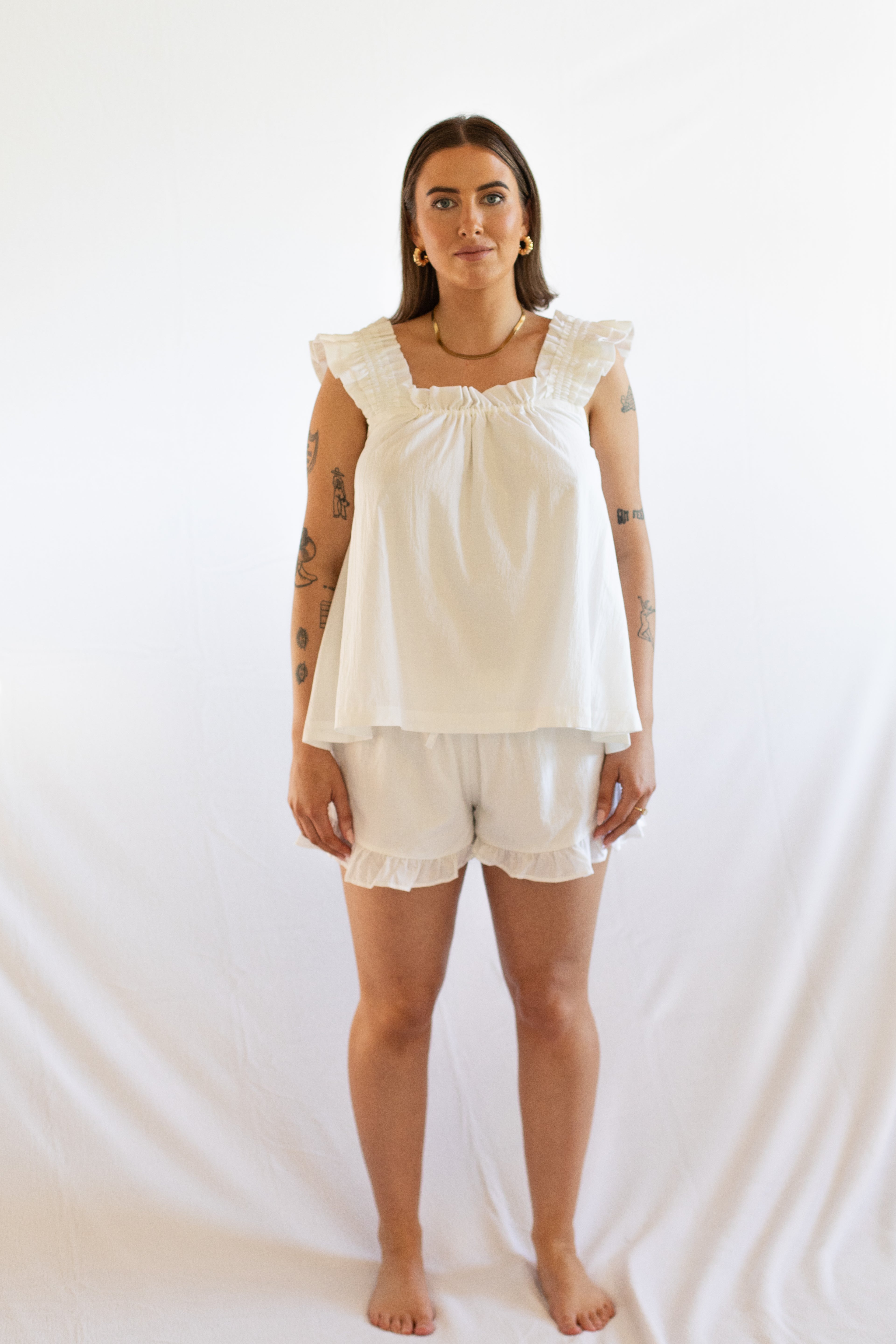 Nicolette Sleep Set White